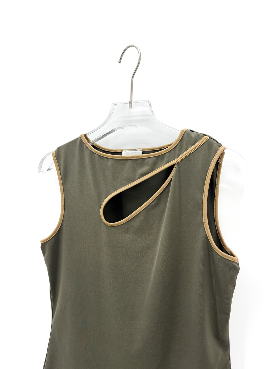 빈티지 커브드 컷아웃 슬리브리스 상품이미지5