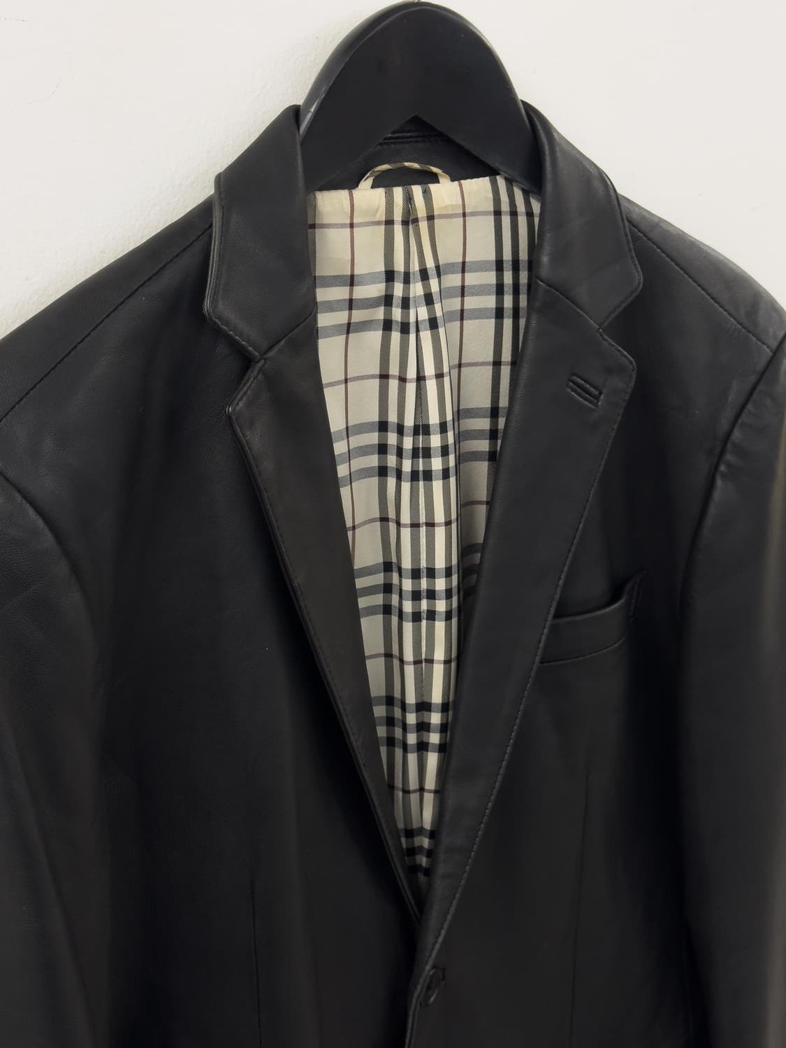버버리 레더 자켓 상품이미지5