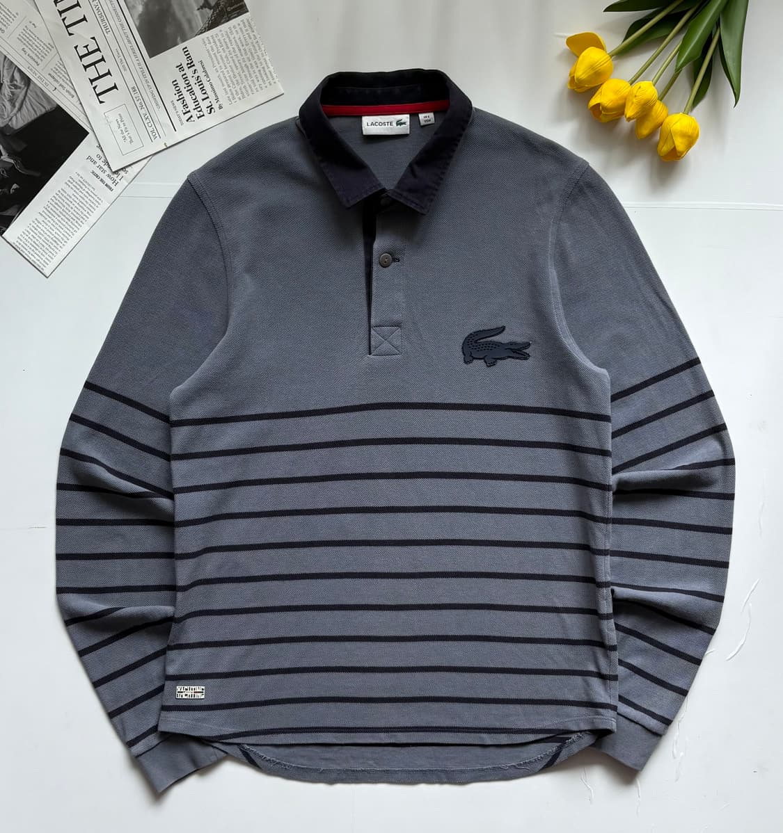 Lacoste 라코스테 스트라이프 럭비티 상품이미지2