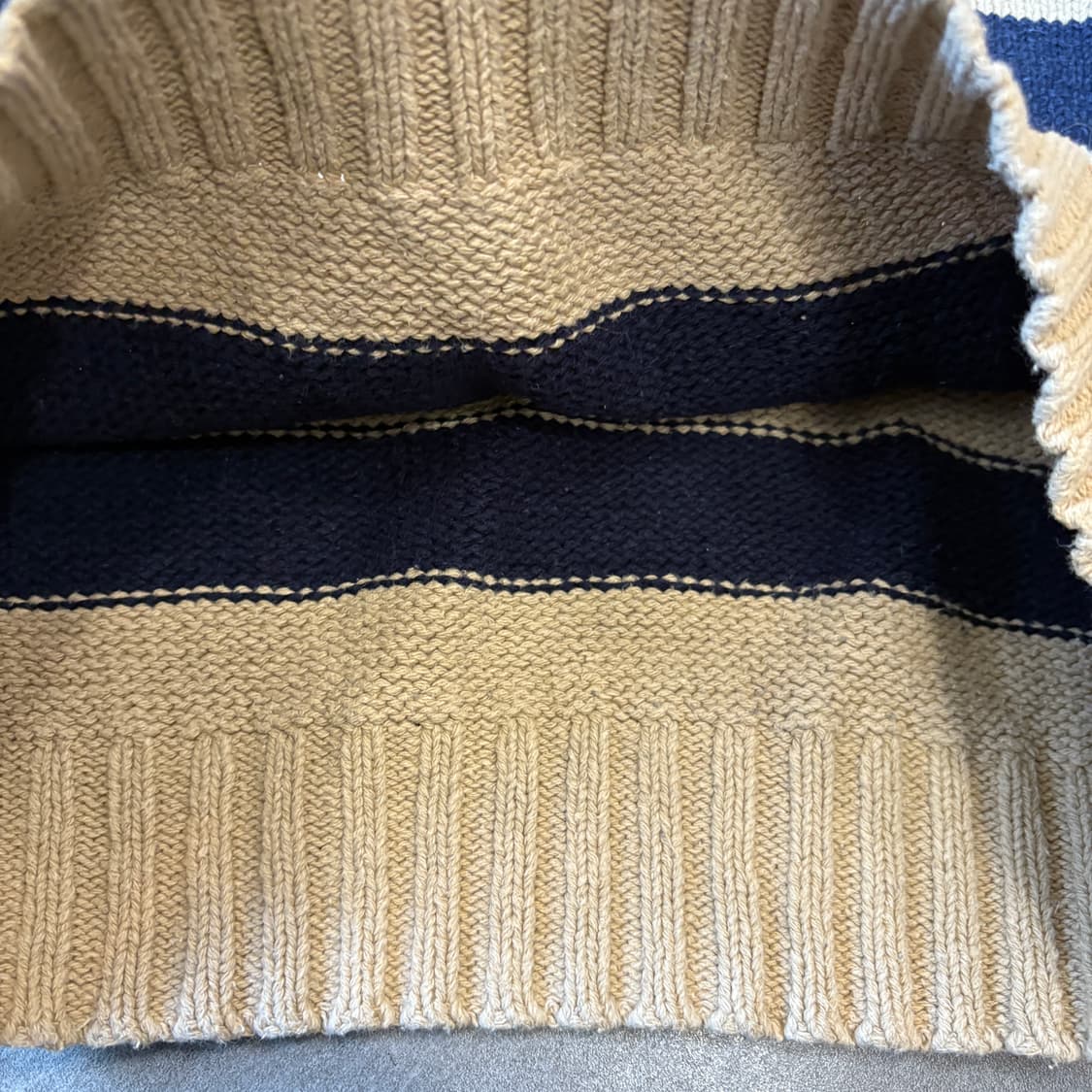 폴로 정품 스트라이프 해비 코튼 니트 상품이미지6