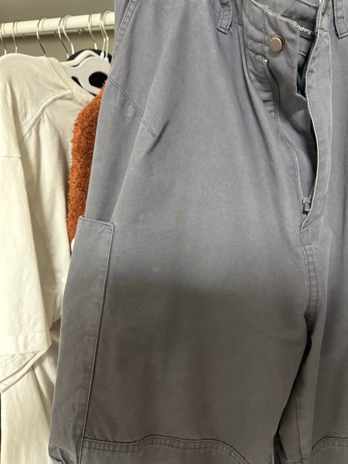 해칭룸 집카고 팬츠 페이드 네이비 2size 상품이미지4