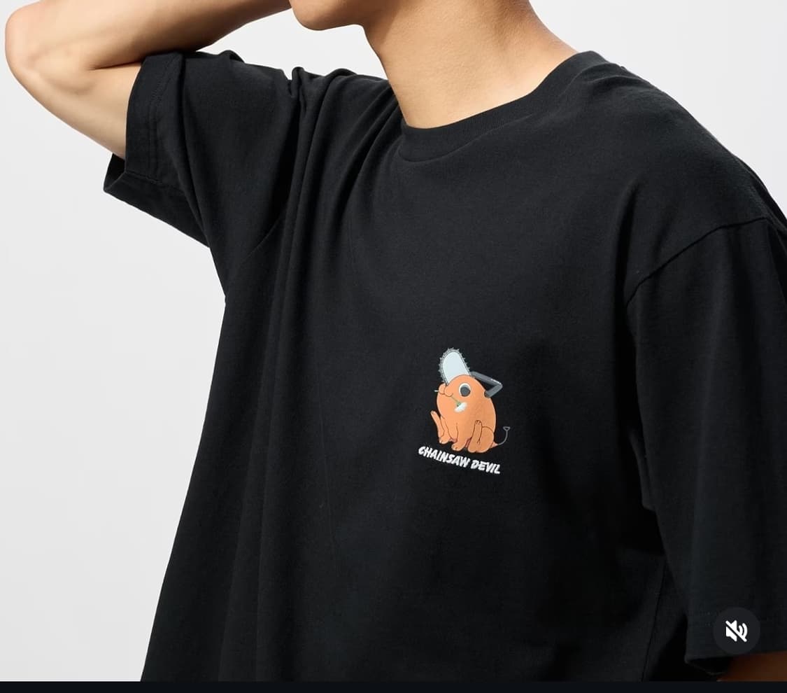 유니클로UT 체인소맨 포치타 레제편 반팔 L _ 남성 상품이미지1