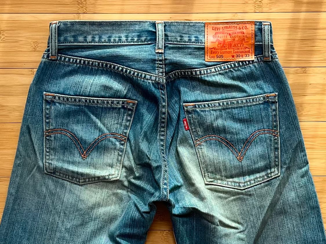 리바이스 505 데님팬츠 W30 L33 상품이미지4