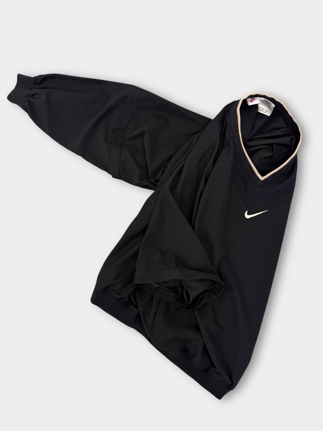 나이키 90's 오버핏 usa 투웨이 블랙 폴리쉘 웜업 자켓 상품이미지2