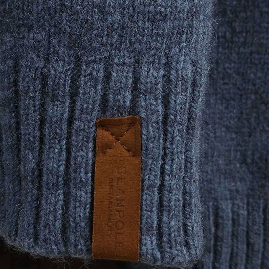 110)BEANPOLE 빈폴 울 니트 스웨터 블루그레이 상품이미지3