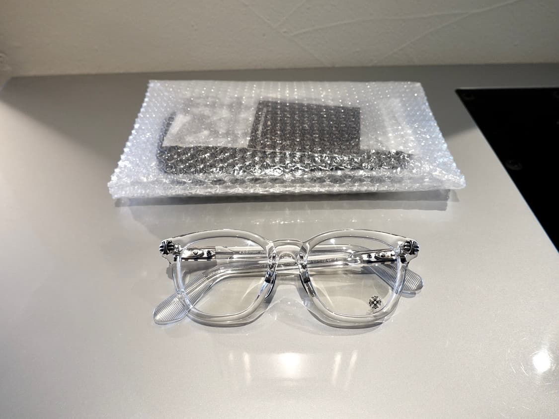 크롬하츠 스모크쇼 아시안핏 크리스탈/실버 안경 상품이미지2