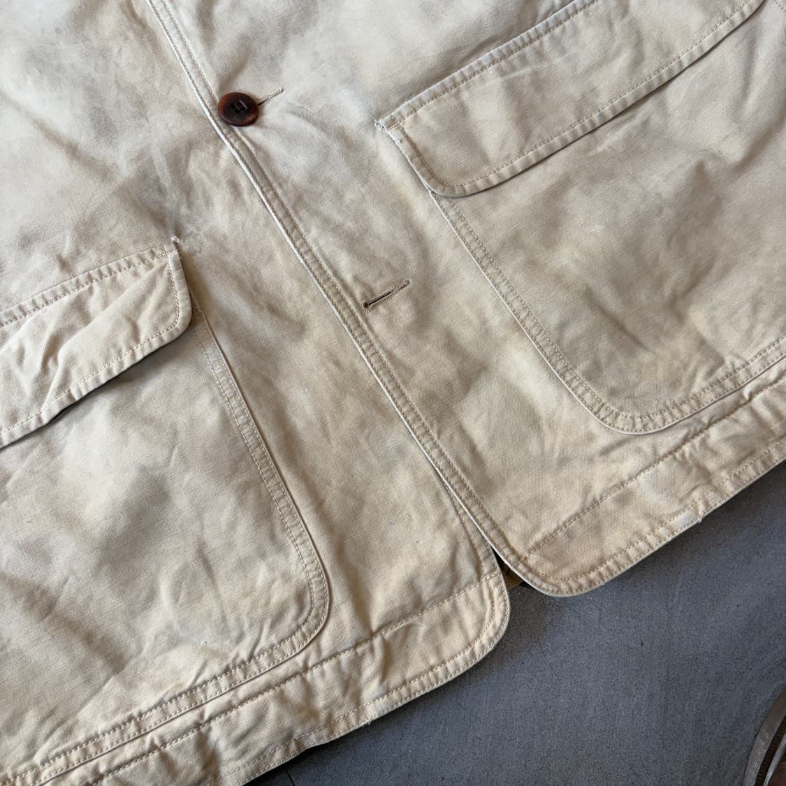 L.L.bean 엘엘빈 베이지 헌팅 자켓 상품이미지4