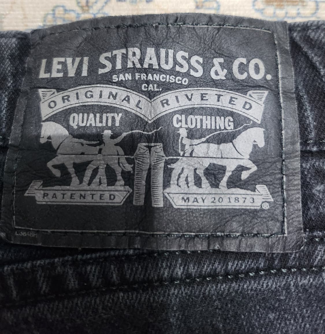 리바이스 블랙 데님 팬츠 33-30 상품이미지3