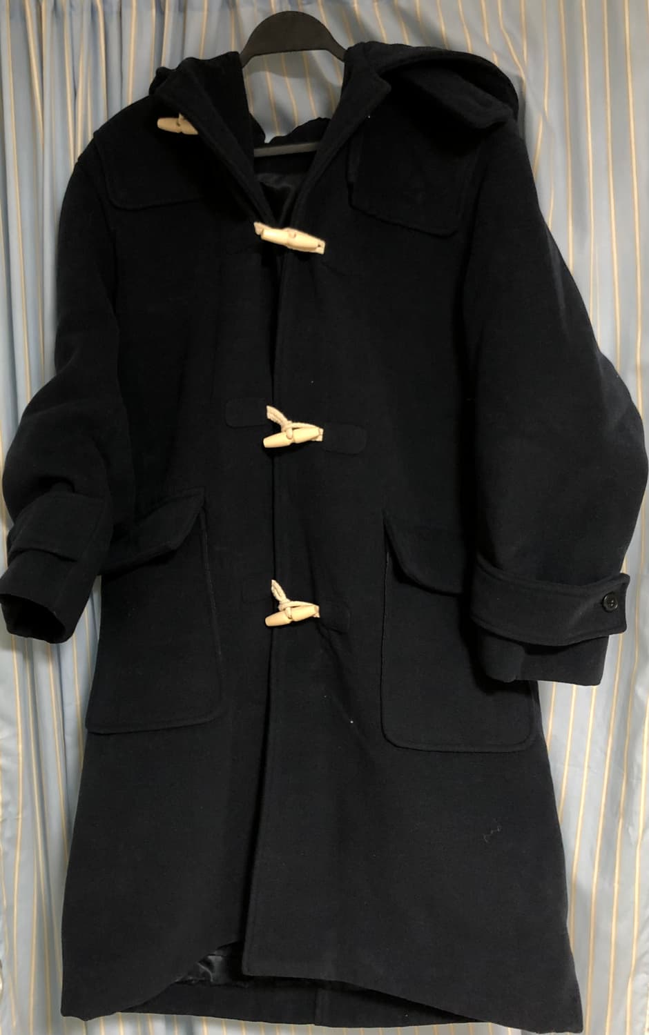 보세 네이비 떡볶이 코트 상품이미지1