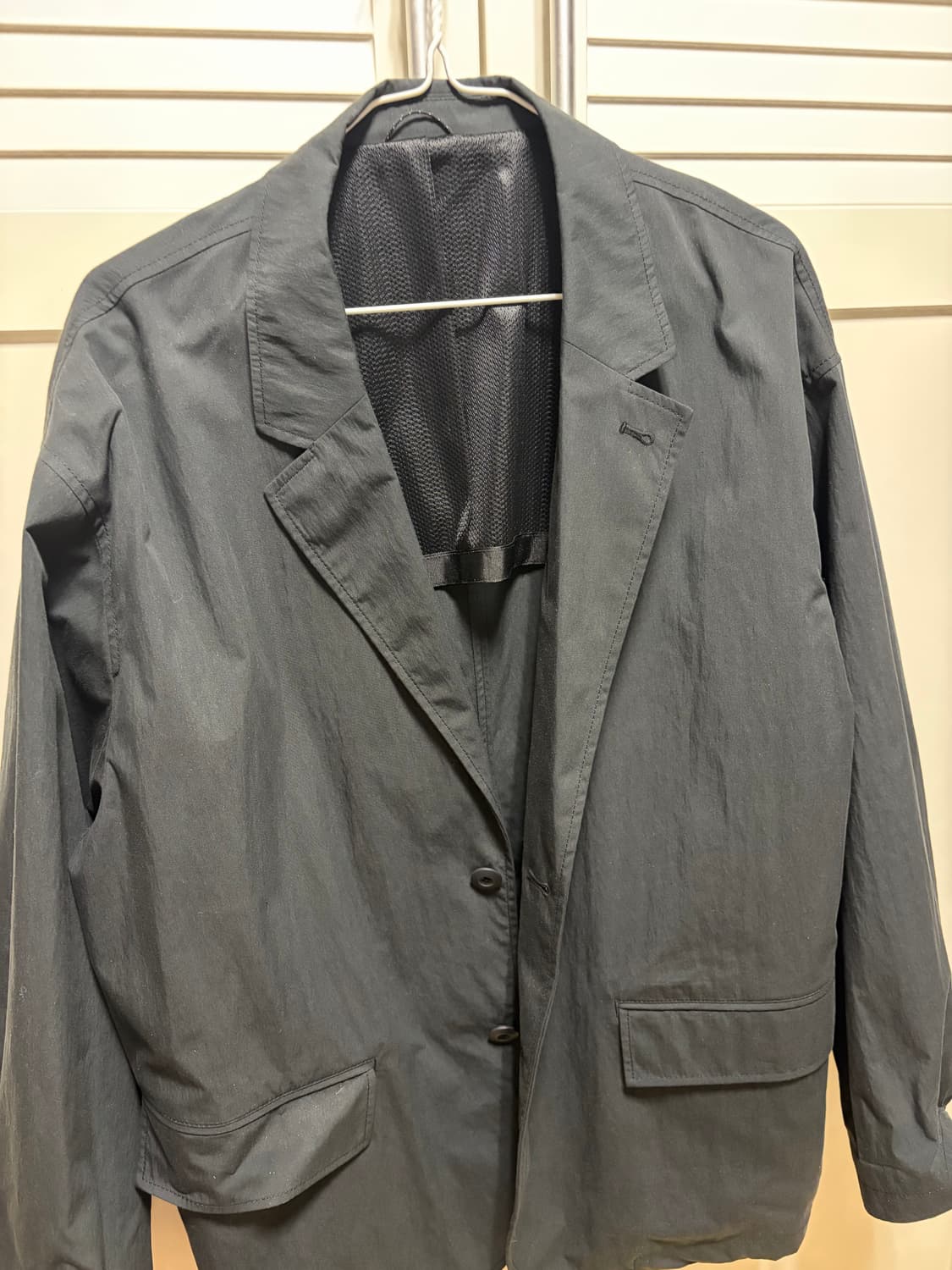 무탠다드 시티 레저 CN 루즈핏 블레이저 블랙 상품이미지2