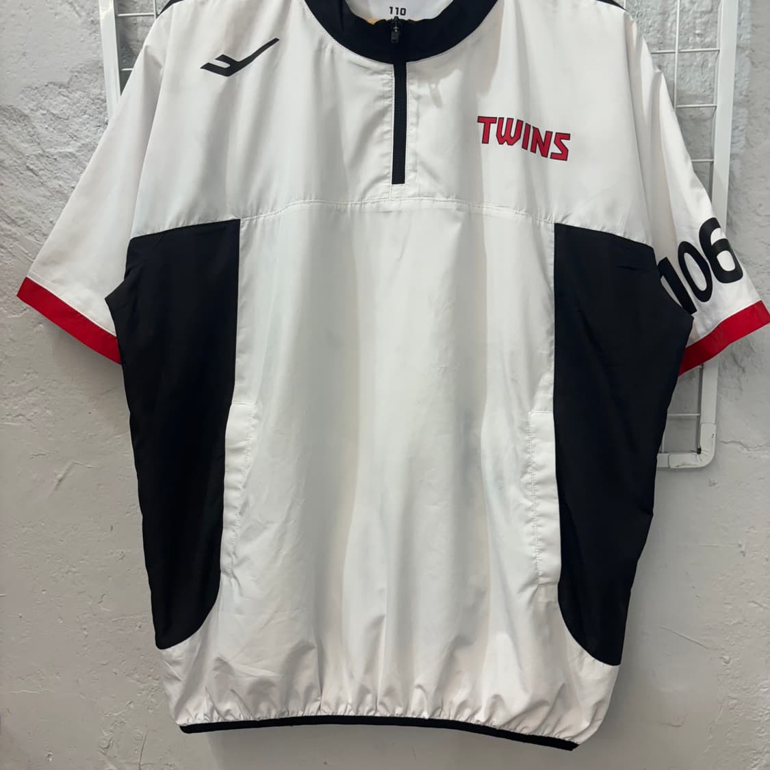 KBO 프로스펙스 LG트윈스 어센틱 반팔 바람막이 자켓 2XL 상품이미지4