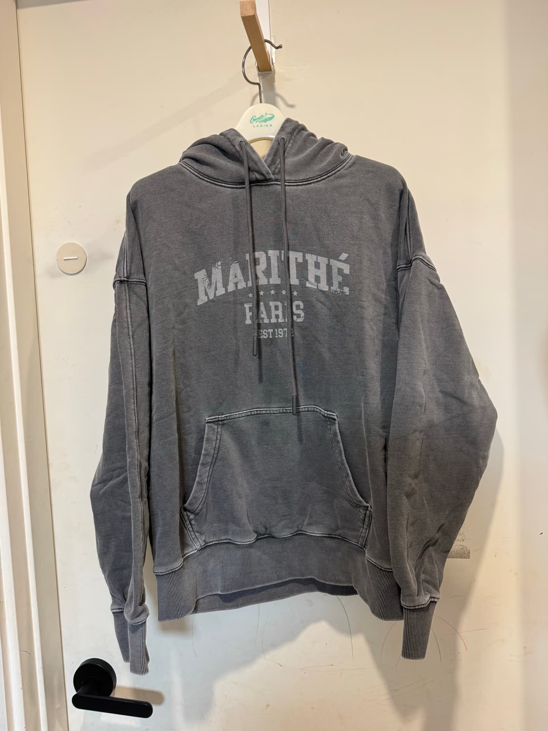 마리떼프랑소와저버 오버다이드 빈티지 아치 로고 후디 상품이미지2