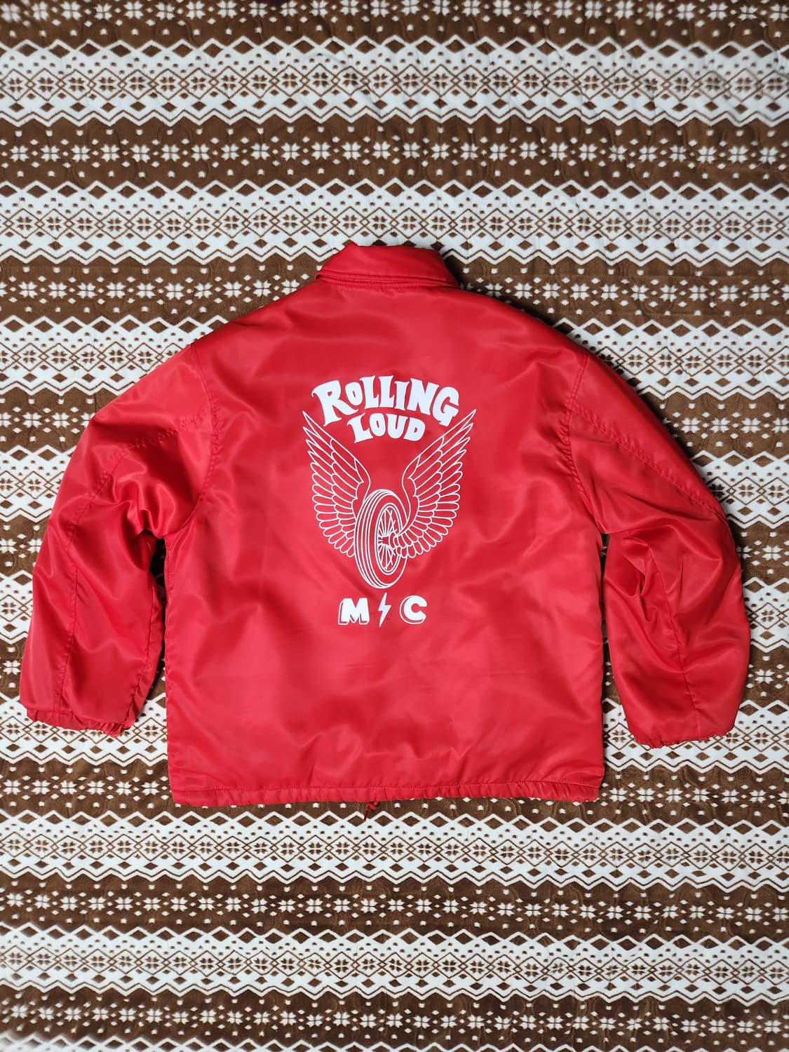 롤링라우드 레드 코치 자켓 1사이즈 상품이미지2