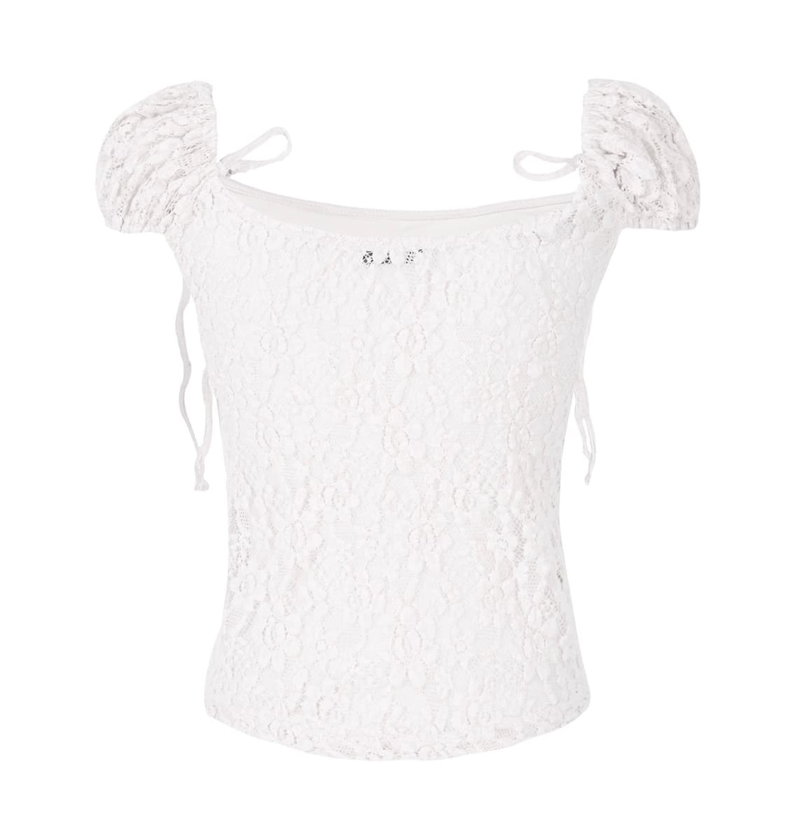 LACE CREASE SHIRRING HALF TOP 세릭 레이스탑 상품이미지6