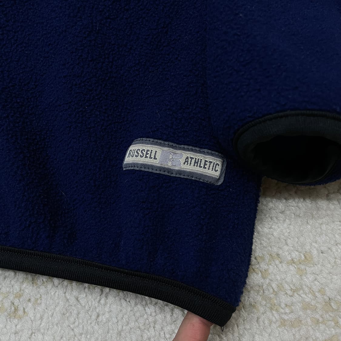 90s Russell 러셀 made USA 후리스 풀오버 플리스 신칠라 상품이미지2