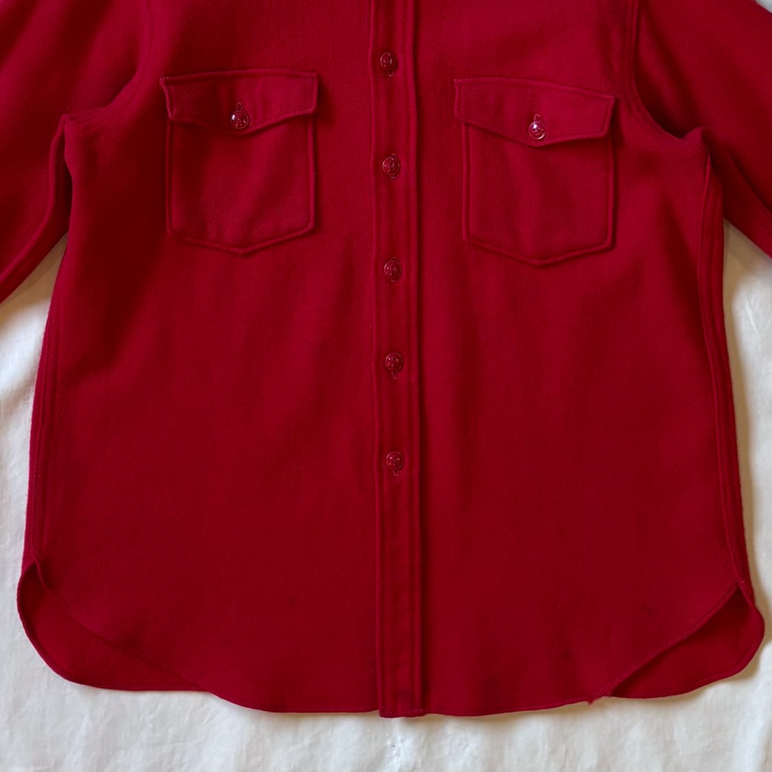 [100-103] 50s USA L.L.Bean 울 트윌 워크 셔츠  상품이미지4