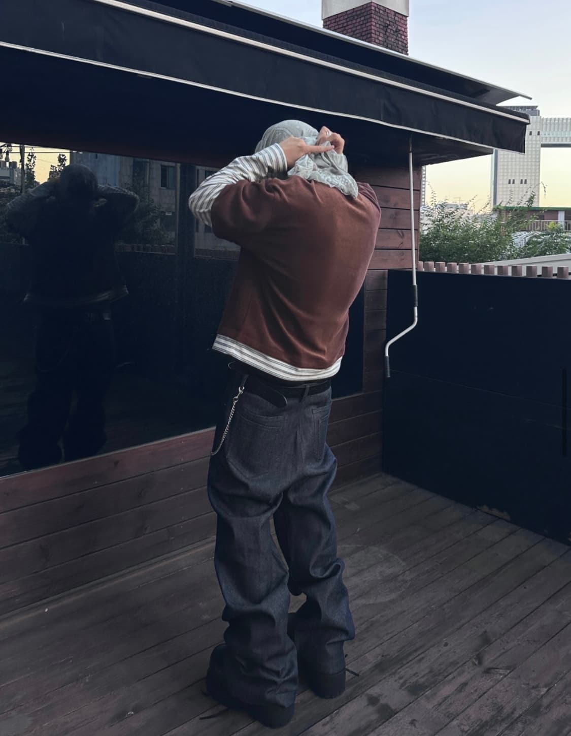 [1] 논노드 젠 로우 셀비지 데님 팬츠 인디고 팝니다 상품이미지1