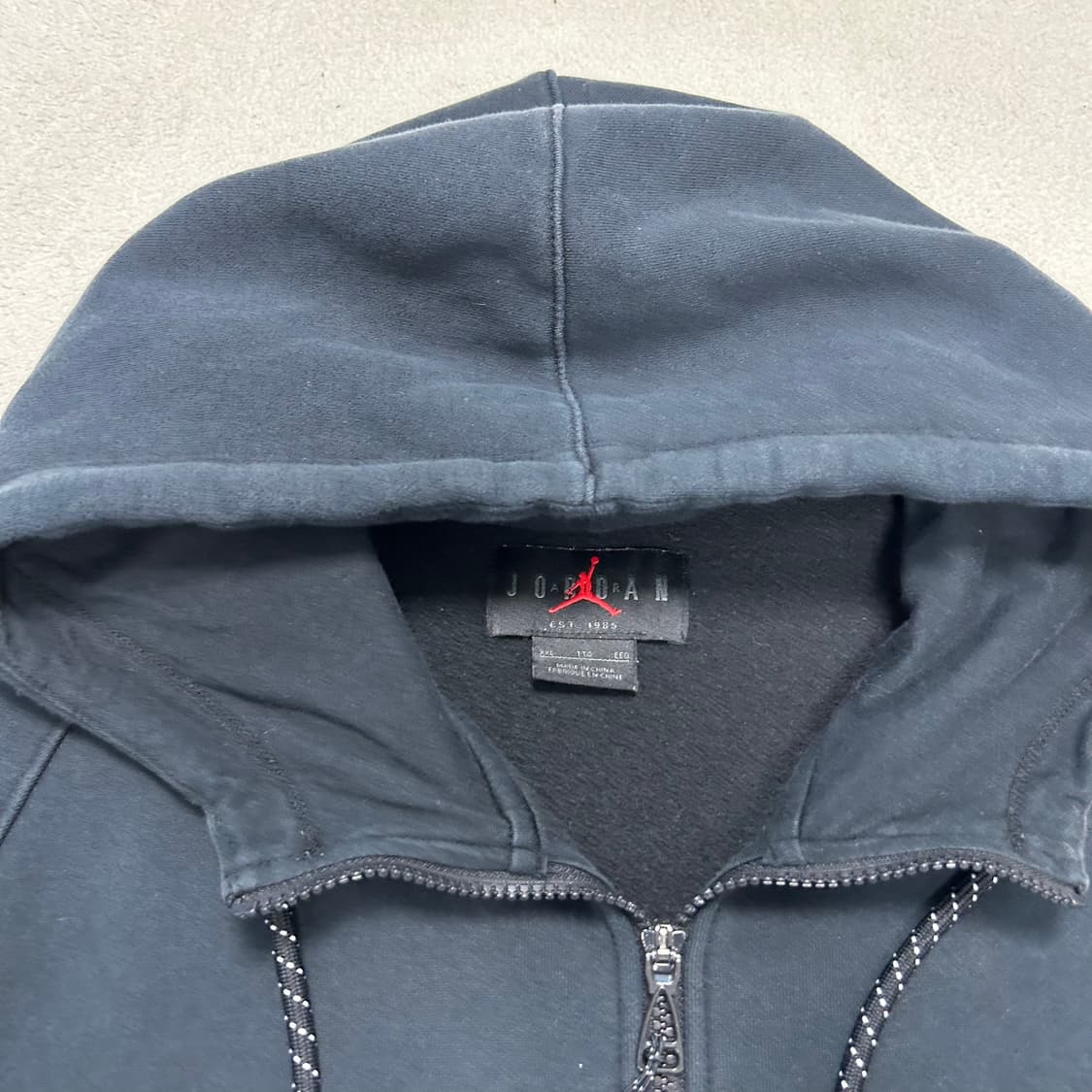 Jordan Black Engineered 2-way Hood Zipup 상품이미지7