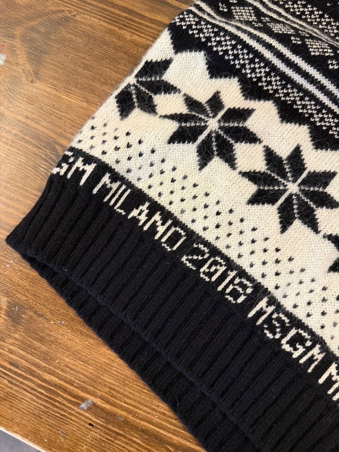 MSGM 노르딕패턴 니트원피스 여성66 상품이미지9