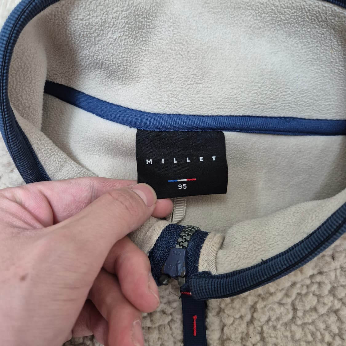 밀레 몽블랑 양털 뽀글이 후리스 플리스 자켓 상품이미지6