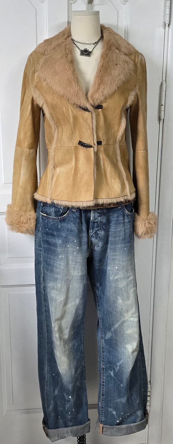 Guess 게스 토끼털 무스탕자켓 상품이미지1