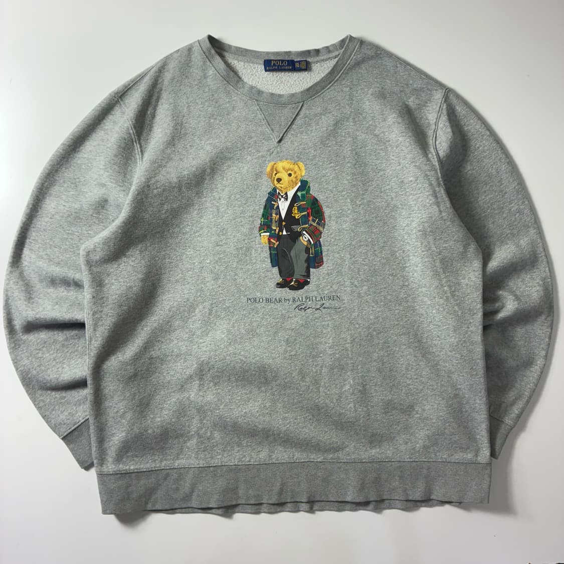 Polo  폴로 랄프로렌 코튼 베어 그레이 맨투맨  상품이미지1