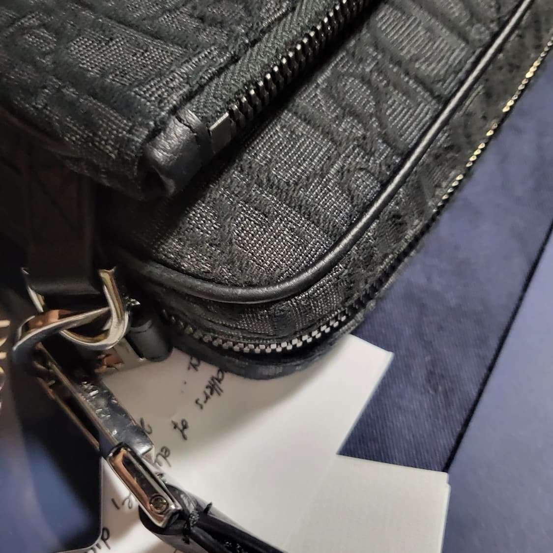 [인보이스/풀구성] 디올 오블리크 새들 트리플 크로스백 메신저백  상품이미지8