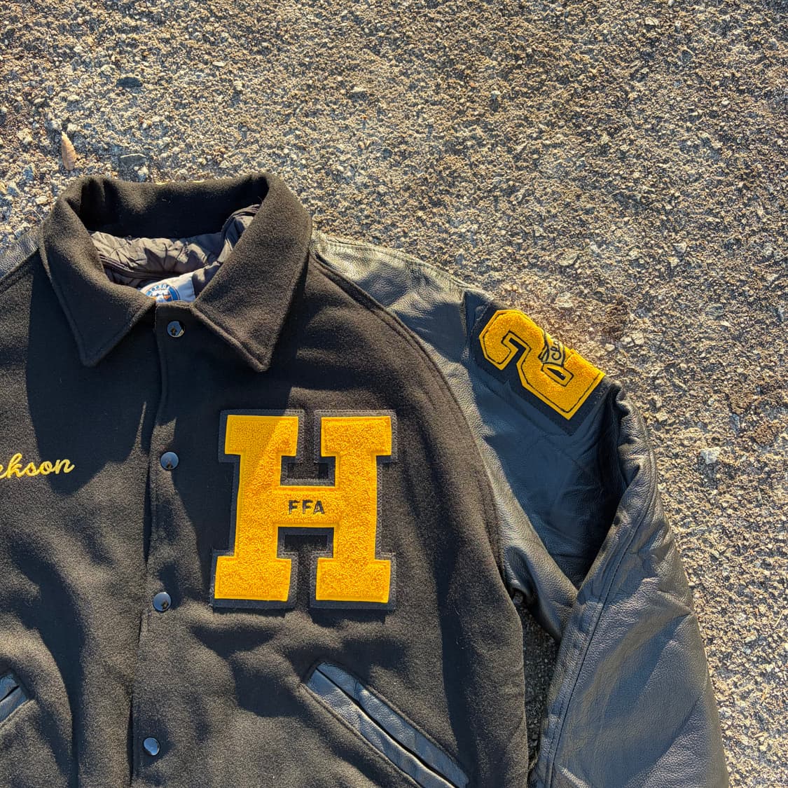 90s Tyson Awards 빈티지 울 바시티 자켓 L 상품이미지2