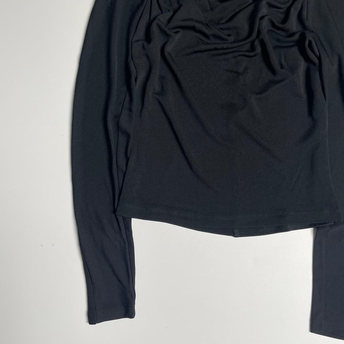 90's gianni versace 넥 드레이프 비스코스 롱슬리브  상품이미지5