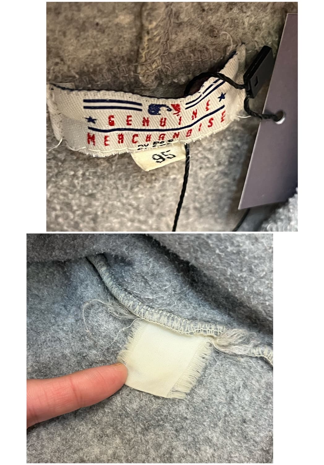 엠엘비 플리스 후드 자켓 그레이 95 #csz2471  상품이미지4