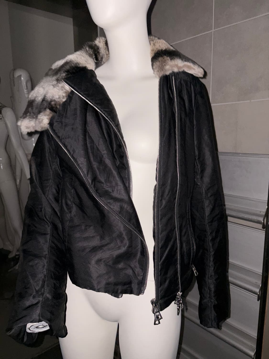 에르마노 설비노 07aw 토끼털 자켓 상품이미지2