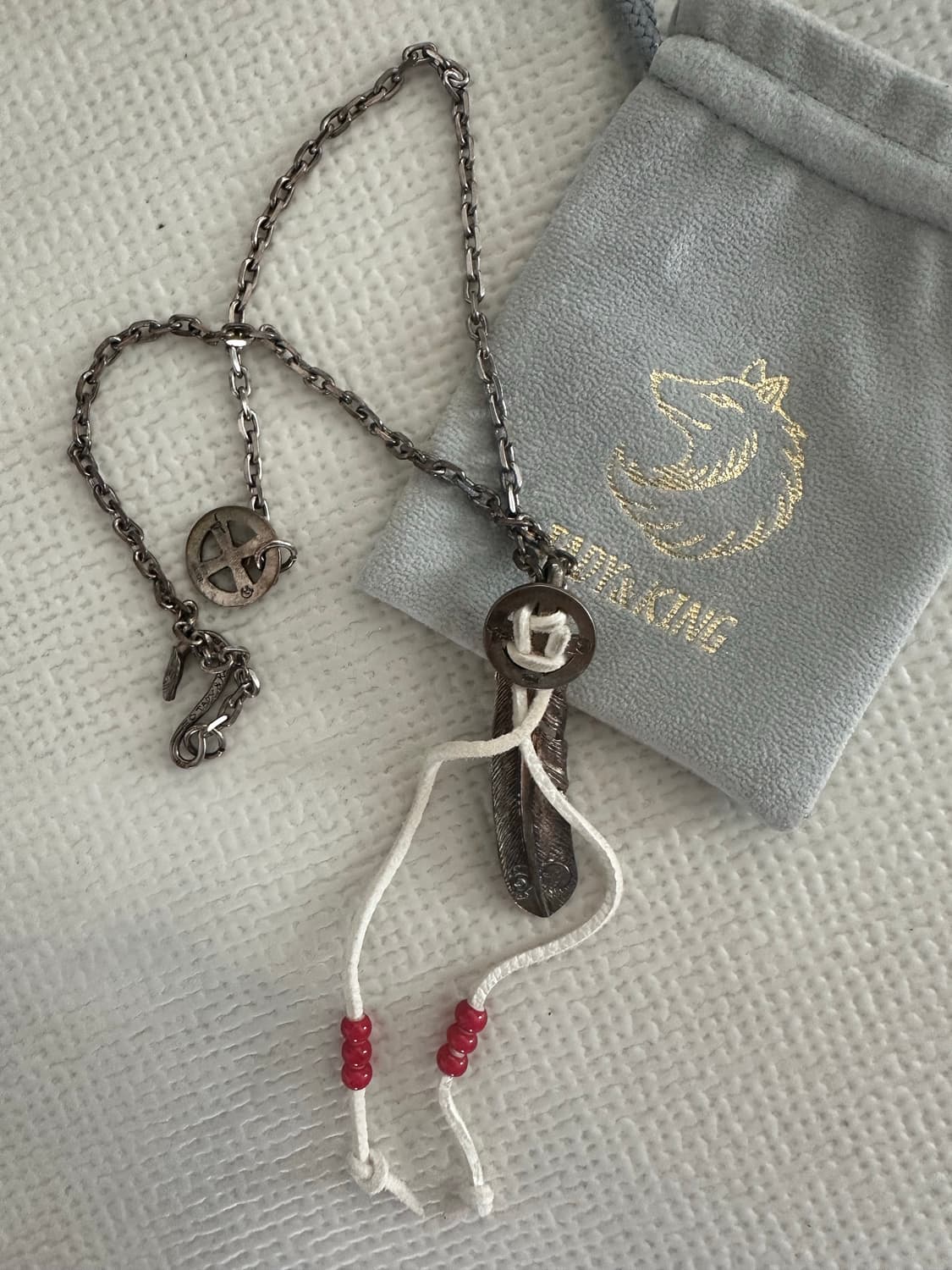 타디킹 특대 금줄 터키 페더 50cm 목걸이 tady&king 상품이미지4