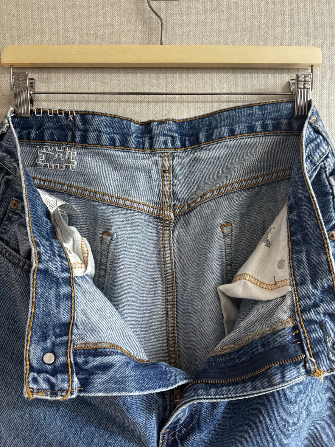 LEVIS 리바이스 워싱 데님 진 34 550 상품이미지7