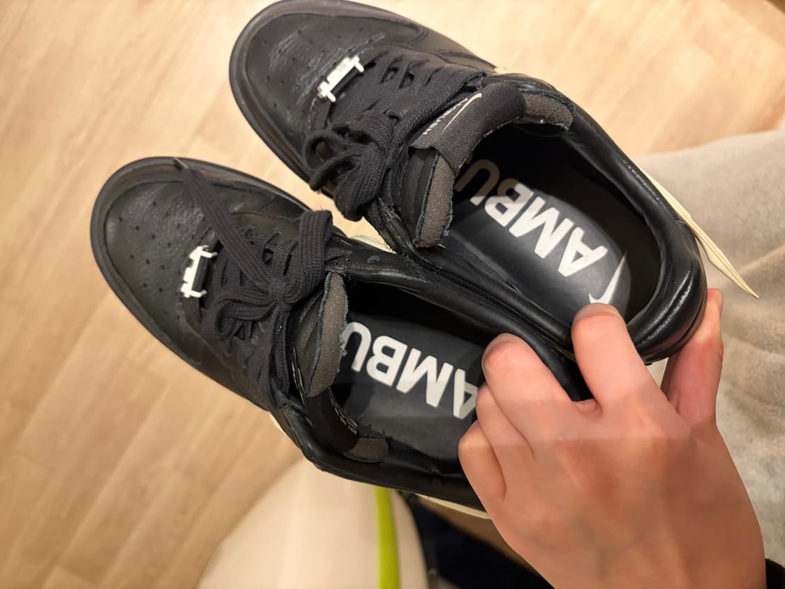 나이키 x 앰부쉬 에어포스 1 로우 SP 블랙 상품이미지5