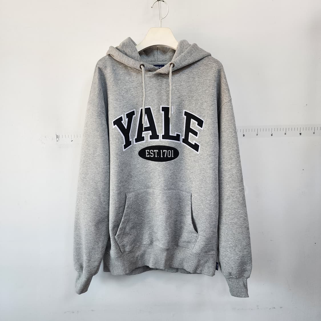  YALE 그레이 후드티 상품이미지1