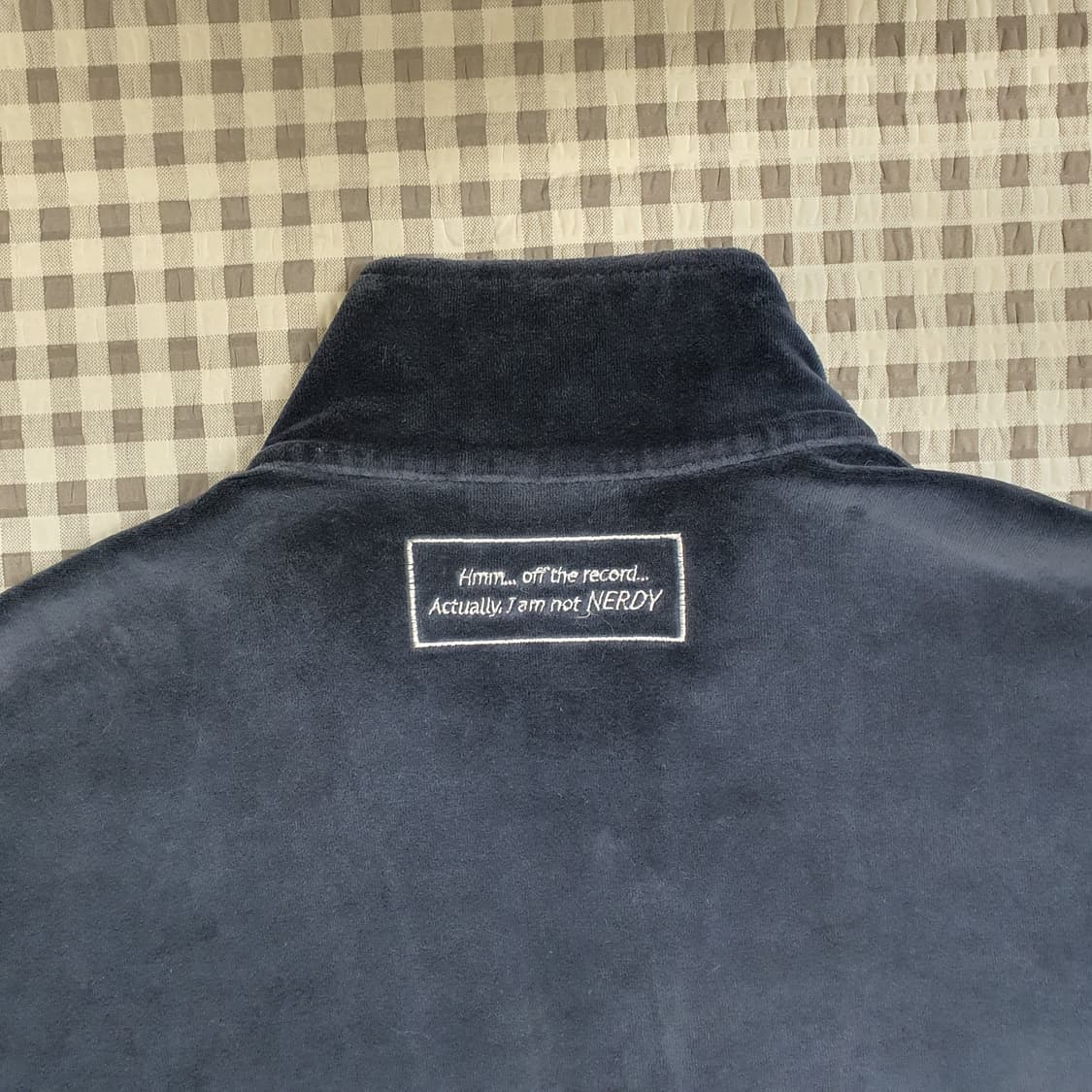 널디 벨벳 간절기 집업자켓 남자95~100 상품이미지7