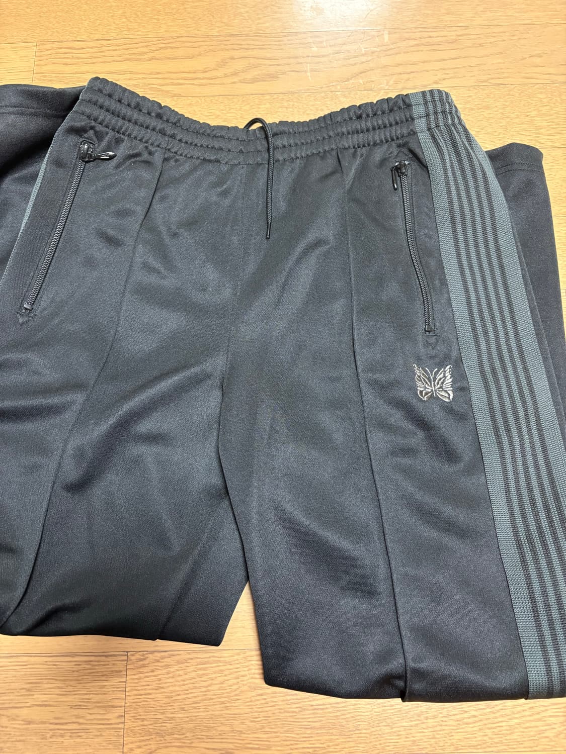 새상품)니들스 폴리 트랙팬츠 블랙 사이즈S 상품이미지1