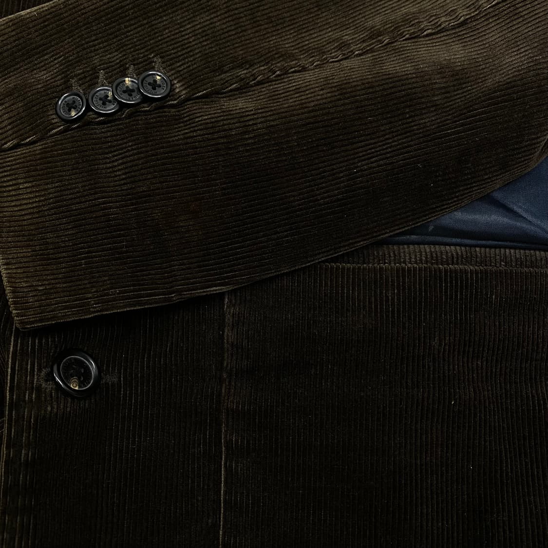 타미 누빔 코듀로이 블레이져 S 실측 100-105 상품이미지3