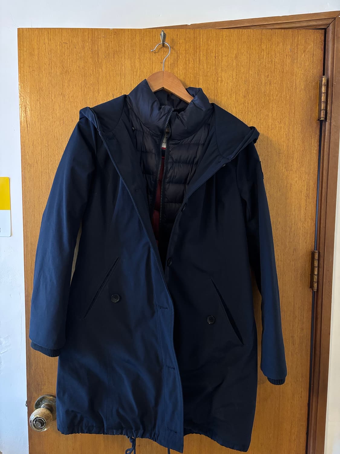 타미힐피거 네이비 여자 야상 점퍼 상품이미지1