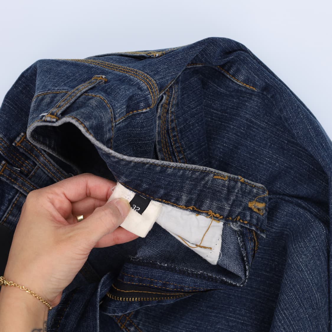 [32] 고급 와이드 데님팬츠 청바지 1205HR2 상품이미지5