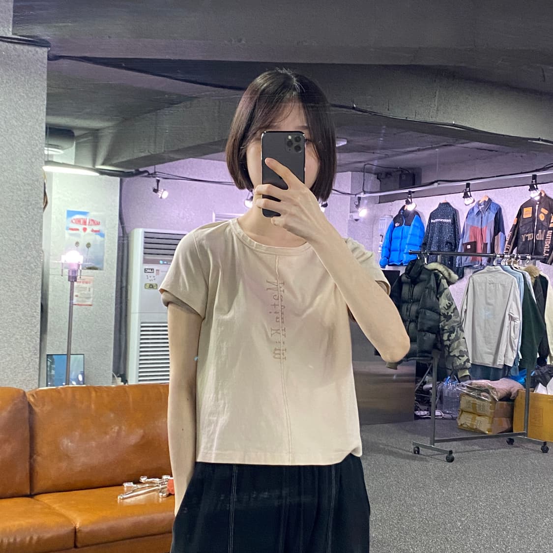 마뗑킴 멀티로고 디트로이트 반팔티 B3793 상품이미지1