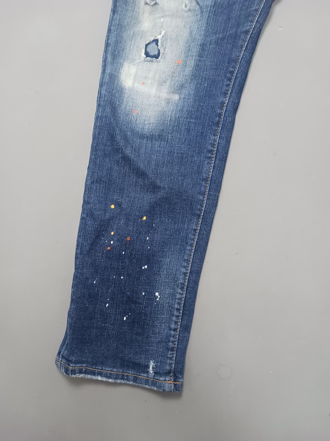 [34] 디스퀘어드2 앞지퍼 멀티페인팅 쿨가이진 청바지 상품이미지3