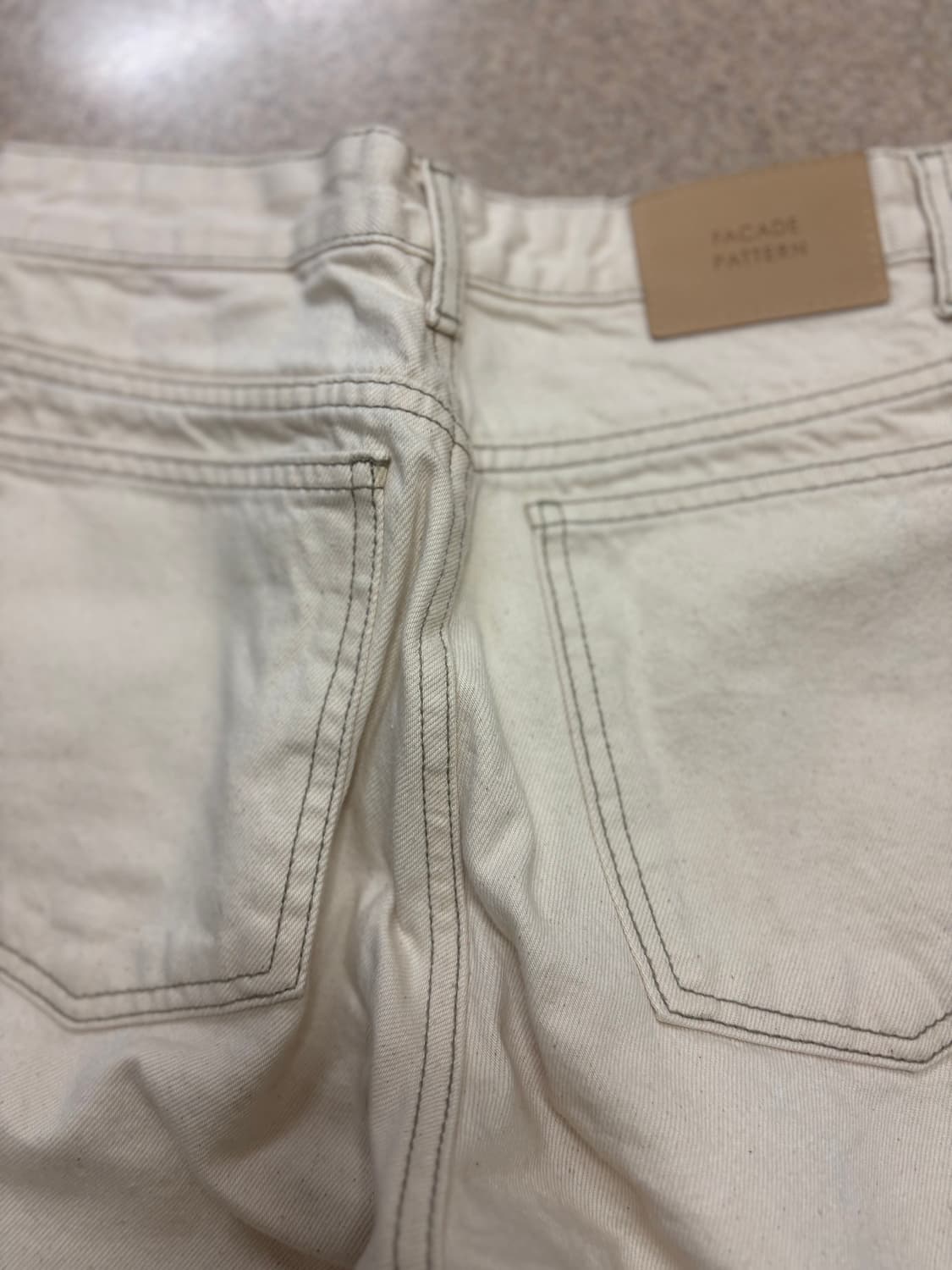 파사드패턴 클래식데님 에크루 xs 상품이미지2