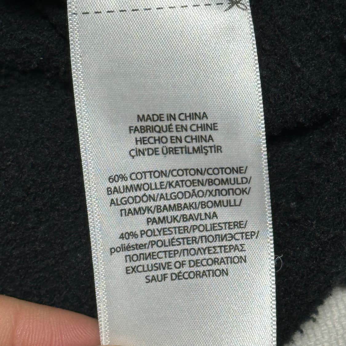 M 폴로랄프로렌 빅포니 로고 블랙 기모 맨투맨 상품이미지5