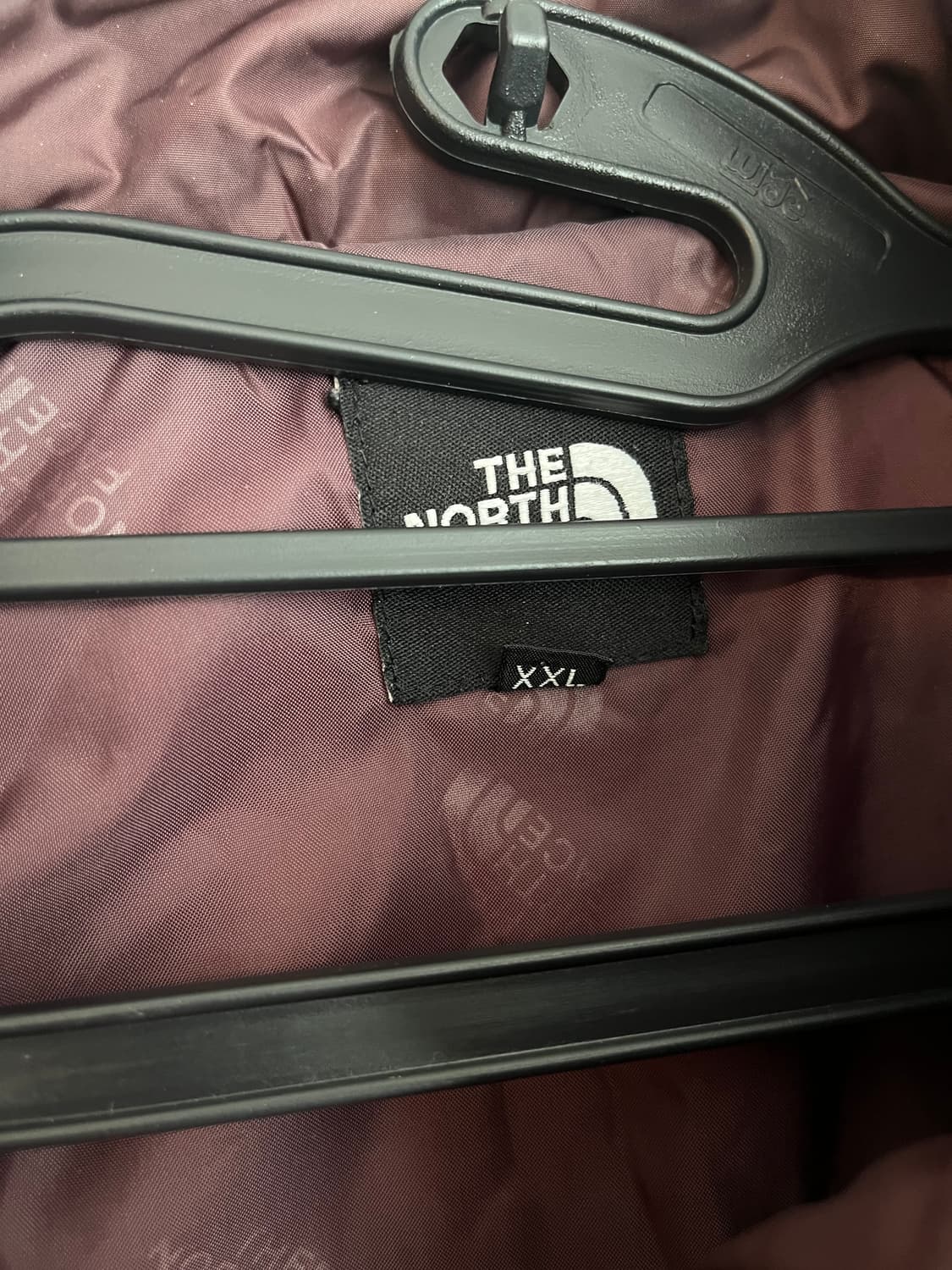 [2XL] 노스페이스 패딩 자켓 버건디.와인 상품이미지5