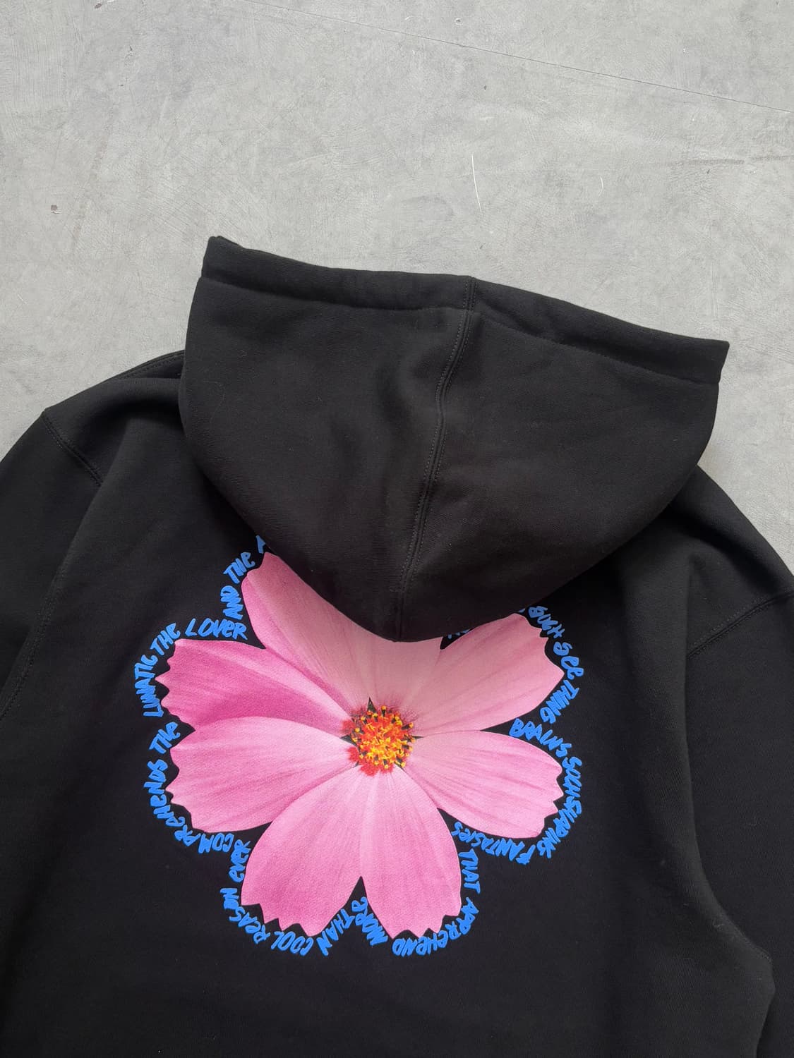 Stussy 스투시 블랙 코스모스 로고 후드티 상품이미지8