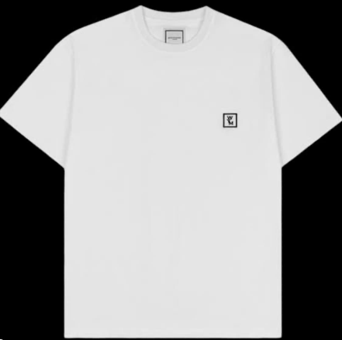 우영미 코튼 백로고 티셔츠 화이트- 23SS 상품이미지2