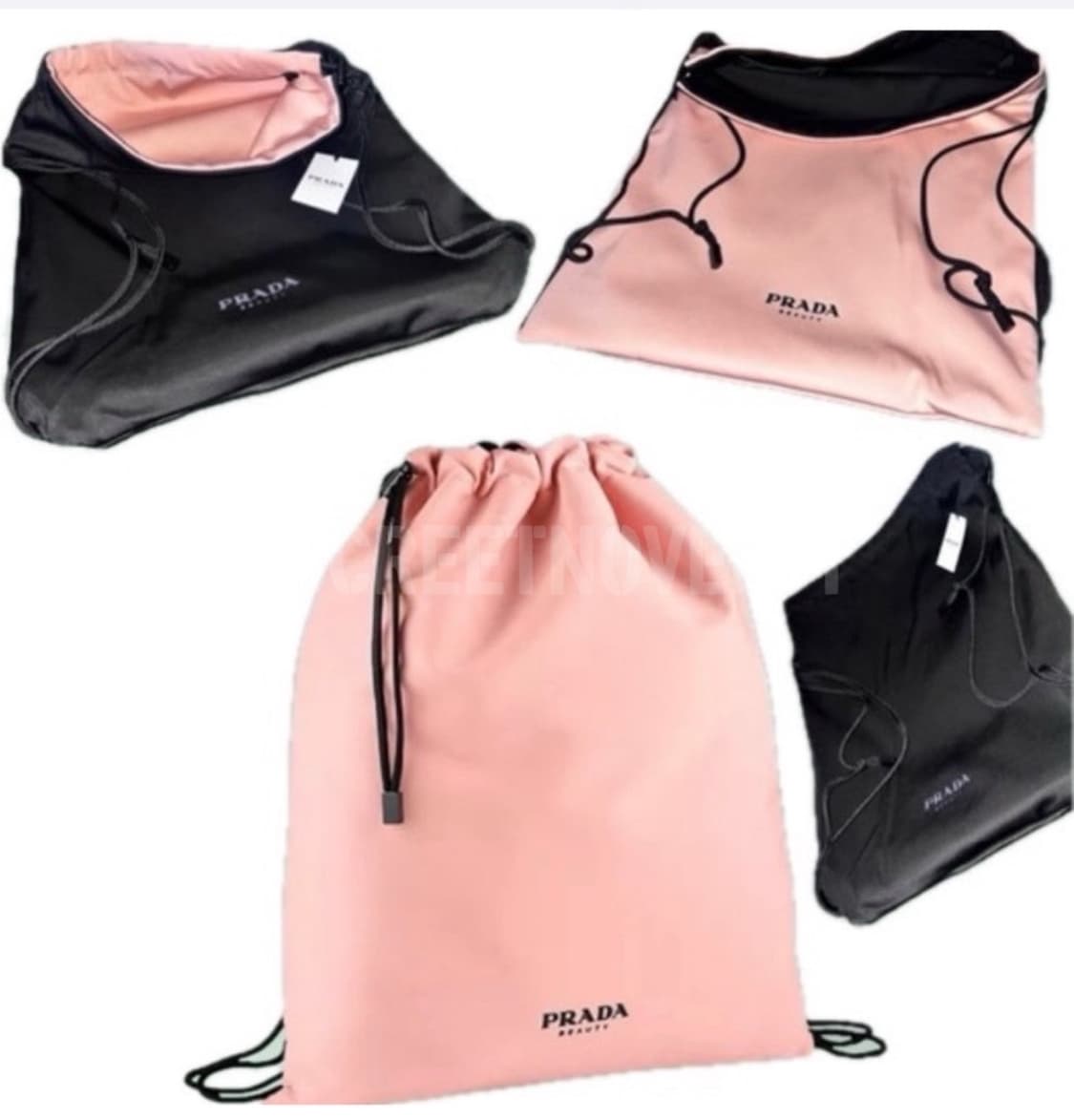 프라다 리미티드 양면 리버시블 백팩 핑크&블랙 상품이미지2