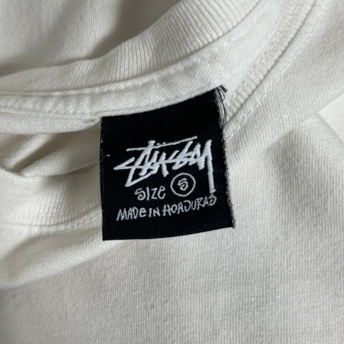 스투시 베이직 반팔 티셔츠 화이트 S  상품이미지6