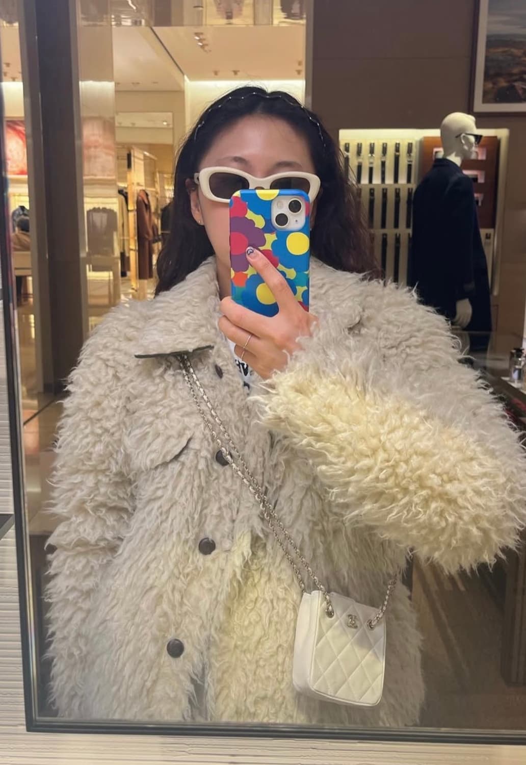 러브코드유 시어링 퍼자켓 상품이미지2